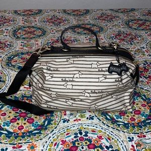 Black and white Radley London bag
